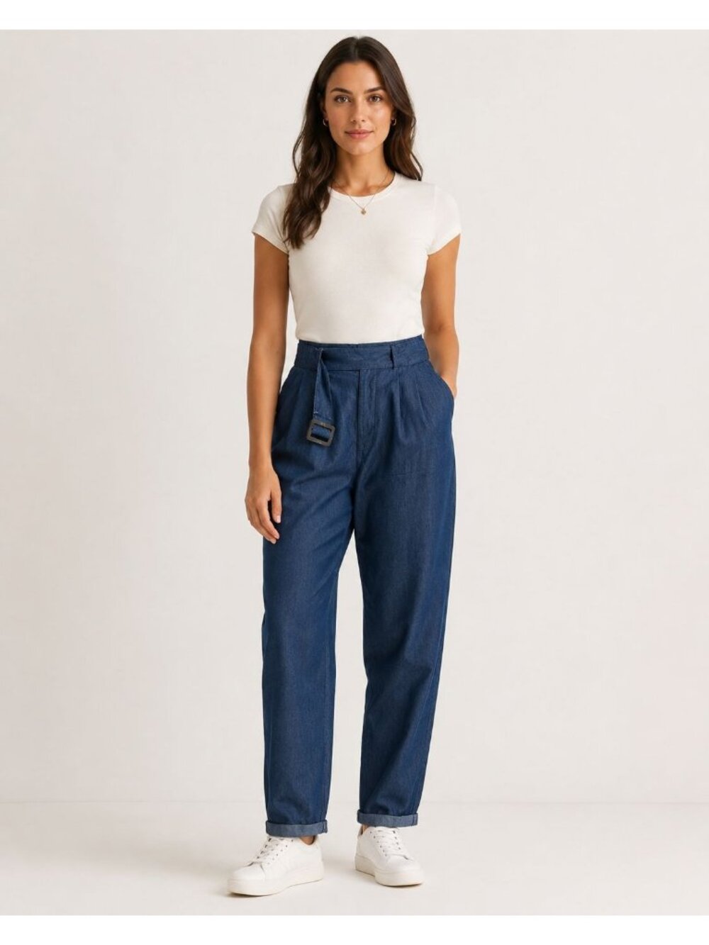 Deja Bleu Premium Women Pull-On Elastic Waist Pants Size M
